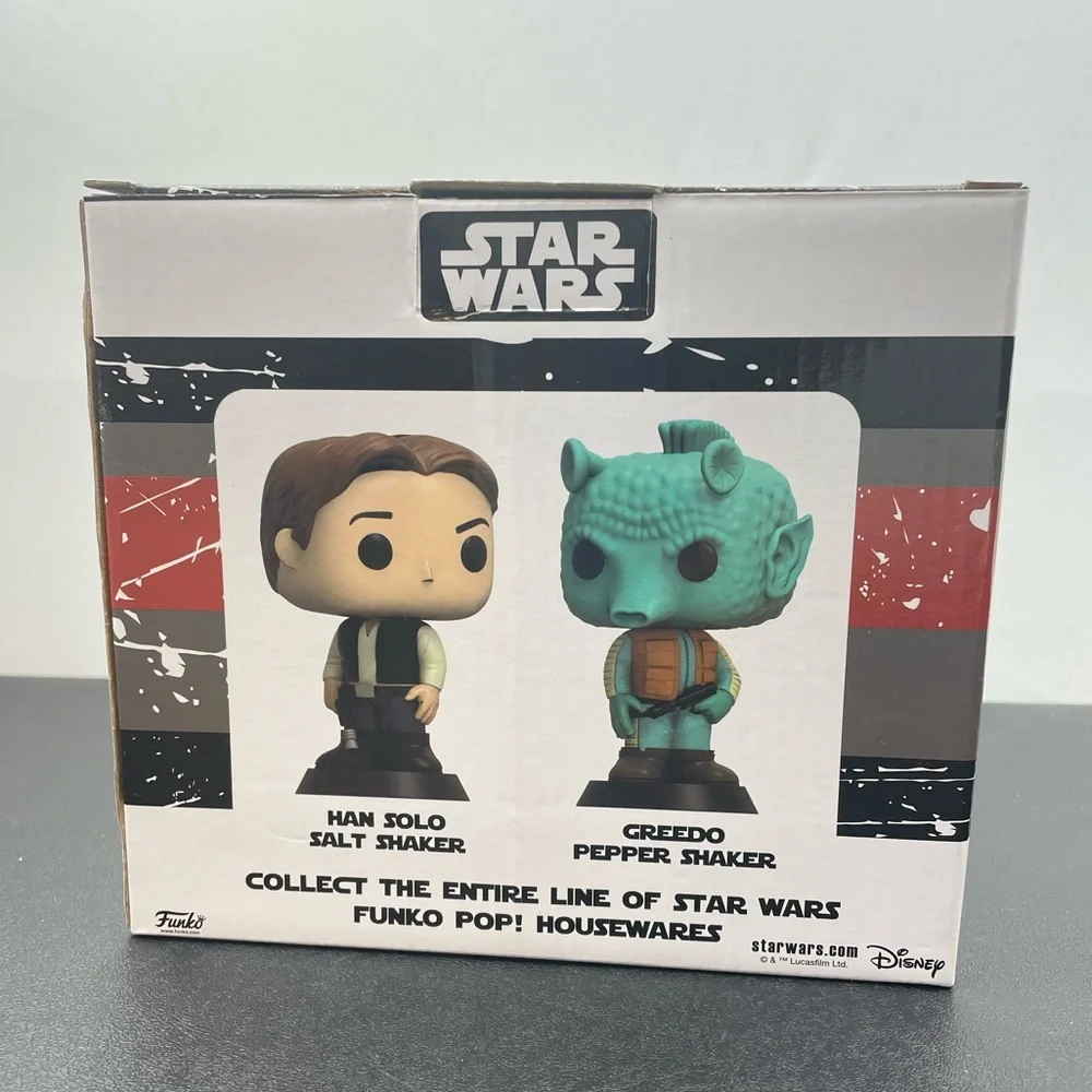 Pop! Home -~STAR WARS~ Salt & Pepper Shakers - Han Solo & Greedo 4”